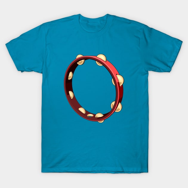 Nice Tambourine T-Shirt by Cruzncreations